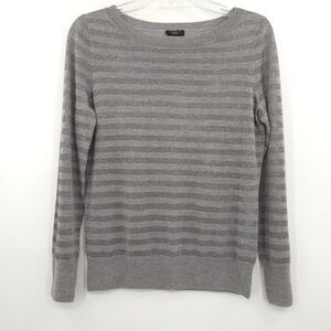 Talbots‎ merino wool stripe pullover sweater Size M
